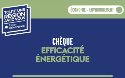 Chèque efficacité énergétique