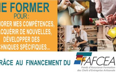 L’importance de la formation professionnelle pour les chefs d’entreprise artisanale en partenariat avec le FAFCEA